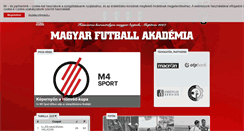 Desktop Screenshot of magyarfutballakademia.hu